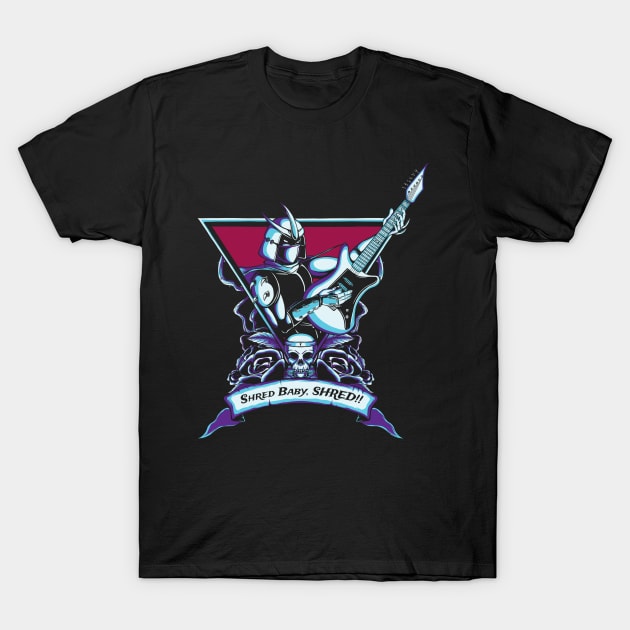 Born To Shred T-Shirt by monochromefrog